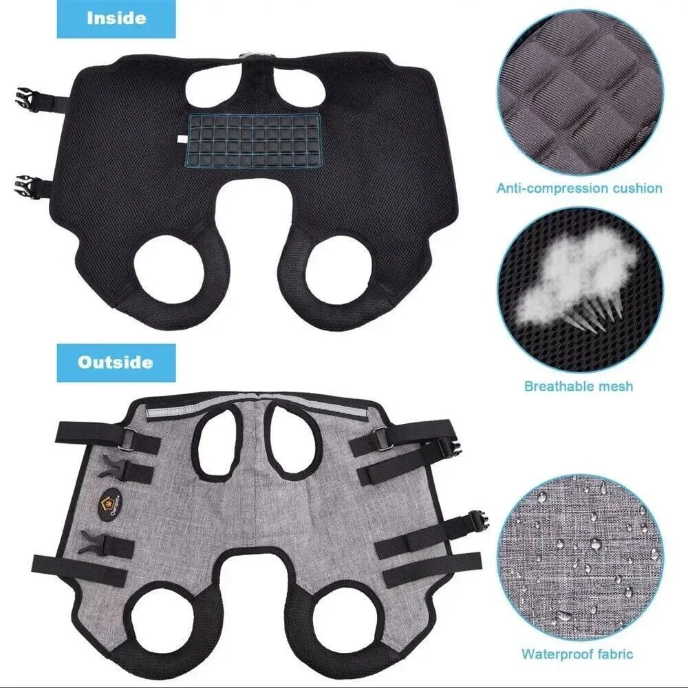 Own Pets harness‎ gray and black  for large dogs